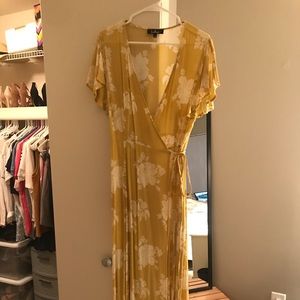 Lulu’s Heart of Marigold Wrap Maxi Dress